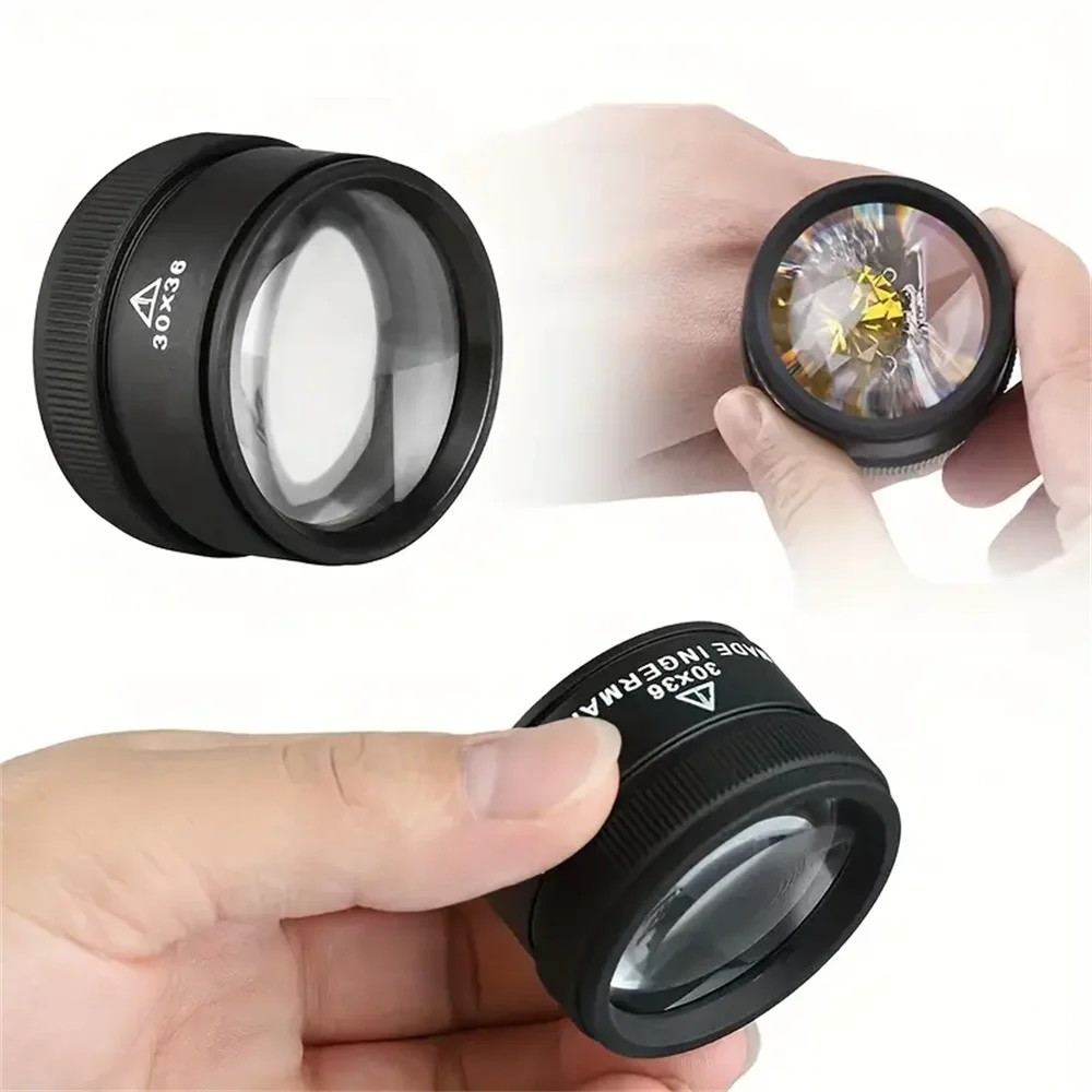 Electronics Repair Glasses - Optical Magnifying Glass 30x36 Portable Pocket