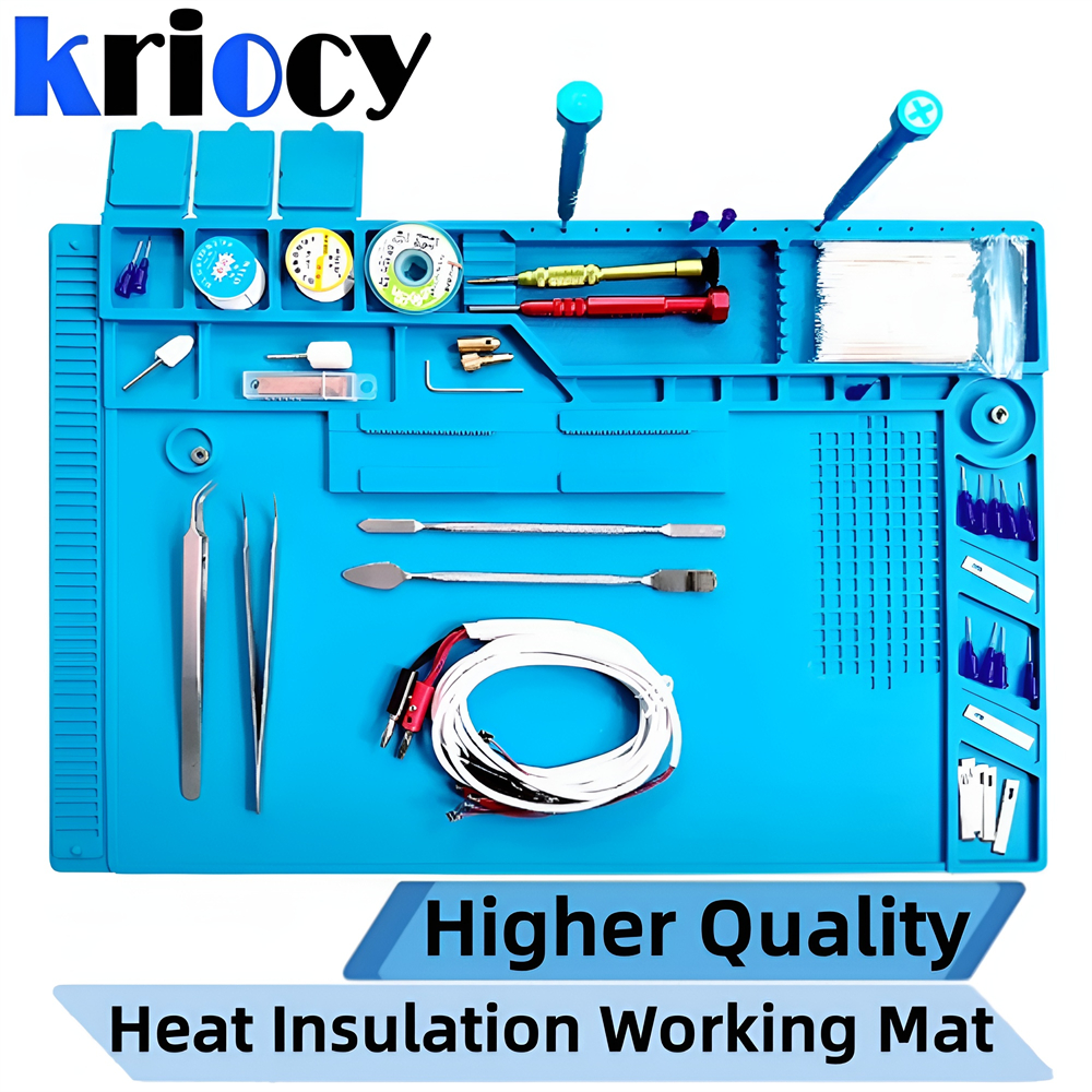 Electronic Repair Tutorial - Silicone Soldering Mat ESD Antistatic Heat