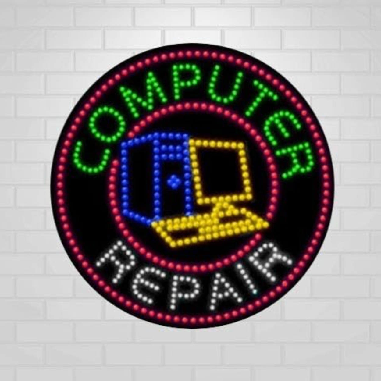 LED Light Bulb Electronic Sign – Electronics Repair Store recenzja i cena