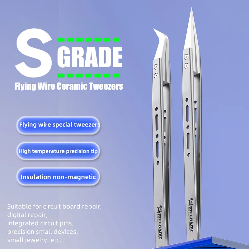 Mechanic S-grade Ceramic Tweez – Electronic Repair Tutorial recenzja i cena