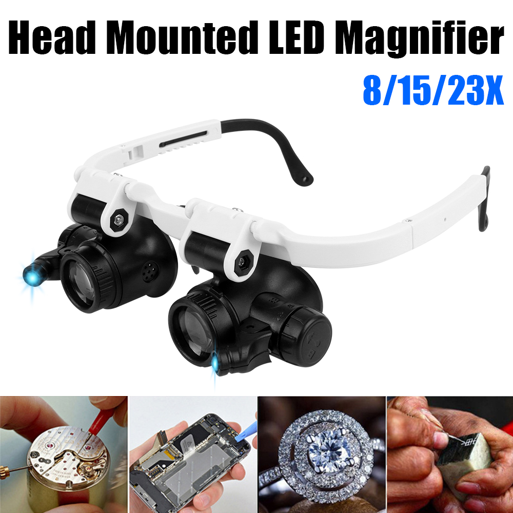 Head Mount Magnifying Glass Fo – Electronics Repair Glasses recenzja i cena