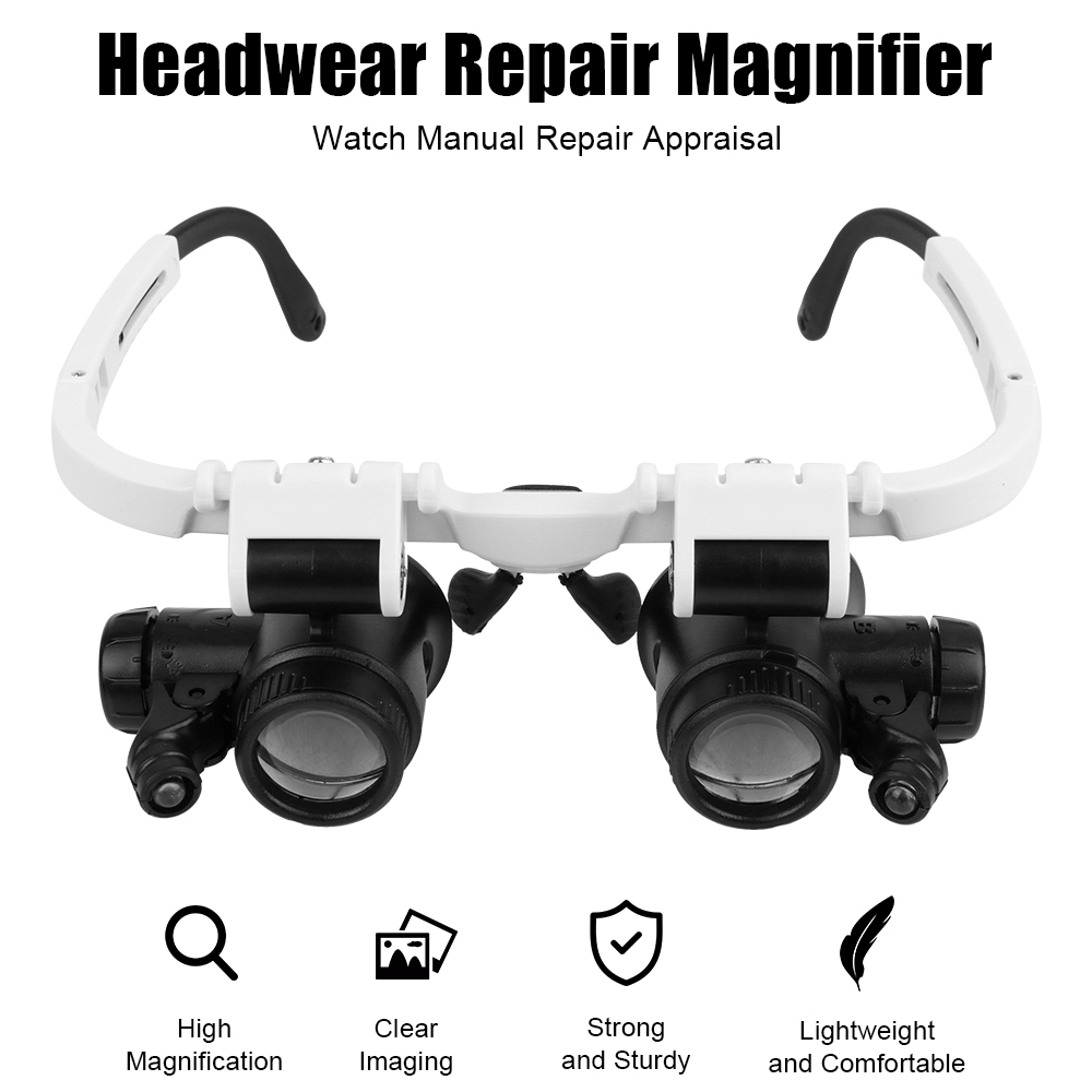 Head Mount Magnifying Glass Fo – Electronics Repair Glasses recenzja i cena