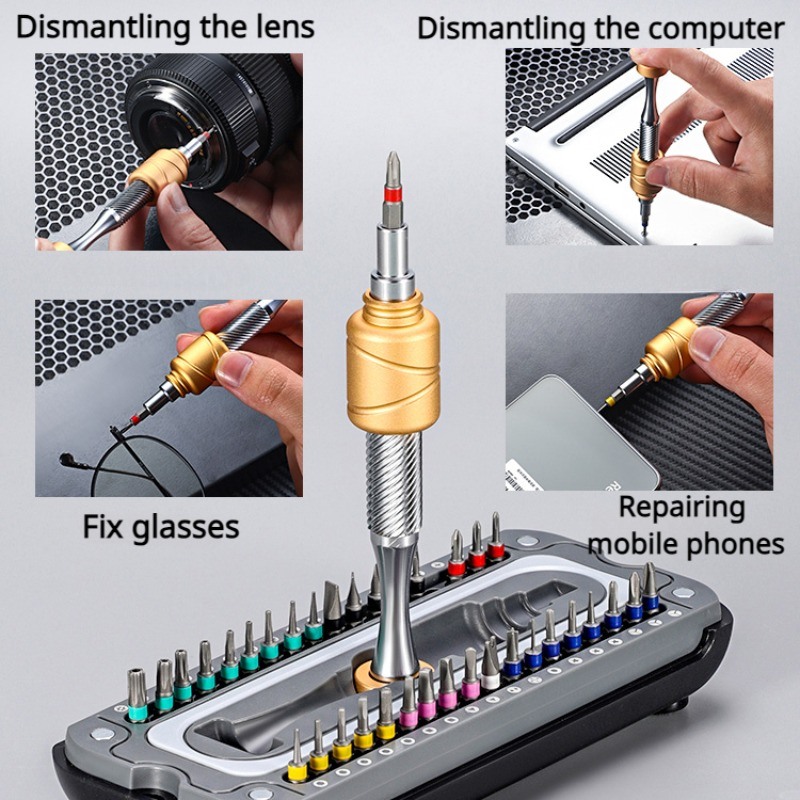37 In 1 Screwdriver Tool Set M – Electronics Repair Glasses recenzja i cena
