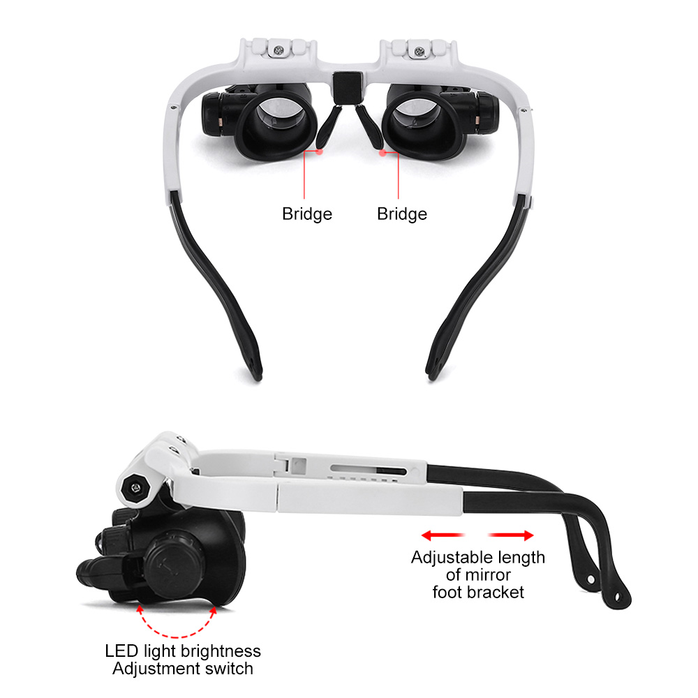 8X 15X 23X Lens 2XLED Watch Je – Electronics Repair Glasses recenzja i cena