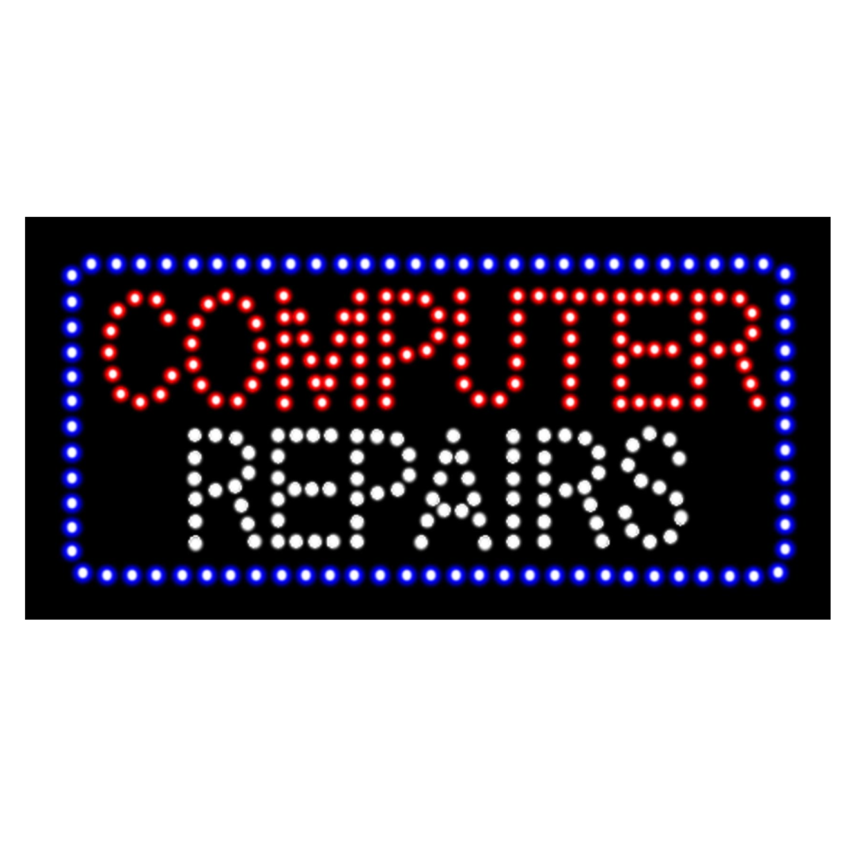 LED Light Bulb Electronic Sign – Electronics Repair Store recenzja i cena