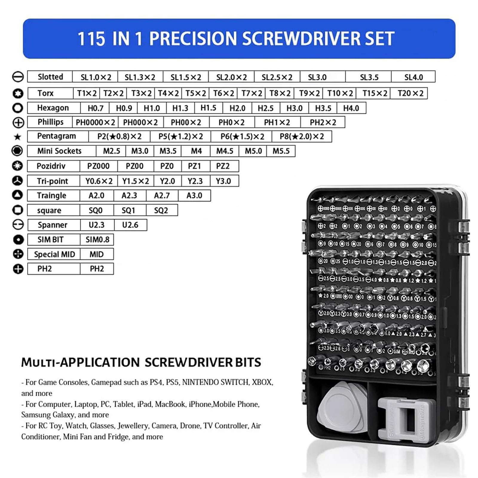 115-in-1 Precision Screwdriver – Electronic Repair Tutorial recenzja i cena