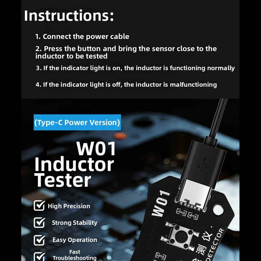 Handheld Inductance Tester For – Electronics Repair Engineer recenzja i cena