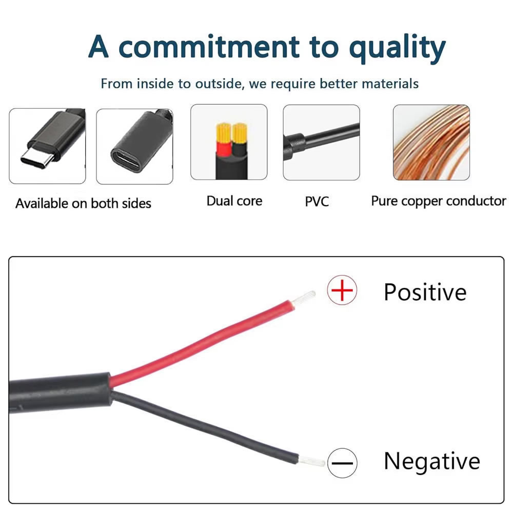 DC 2 Pin Power Cable USB and T – Electronics Repair Glasses recenzja i cena