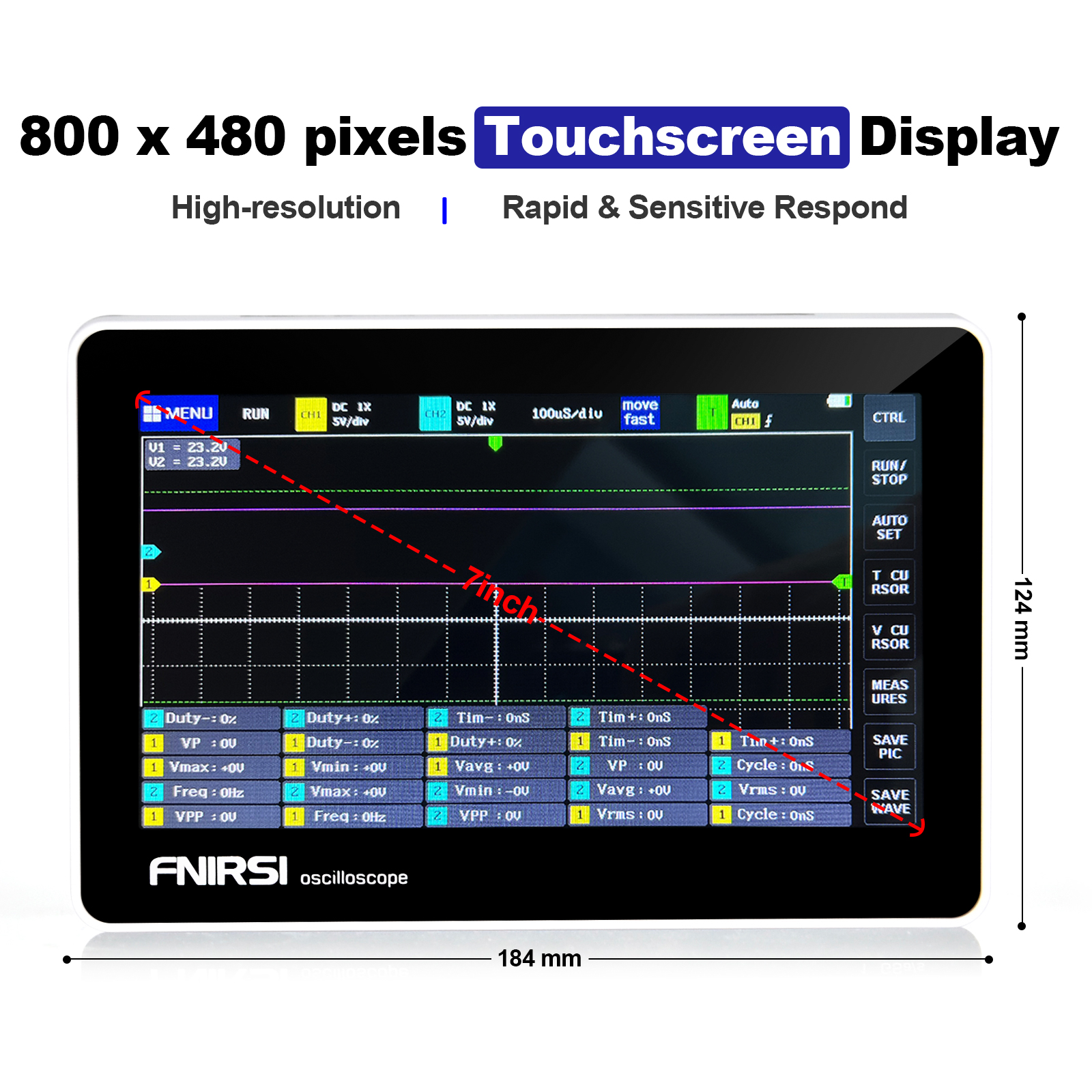 2CH 100MHz 1GSa s Tablet Oscil – Electronics Repair Engineer recenzja i cena