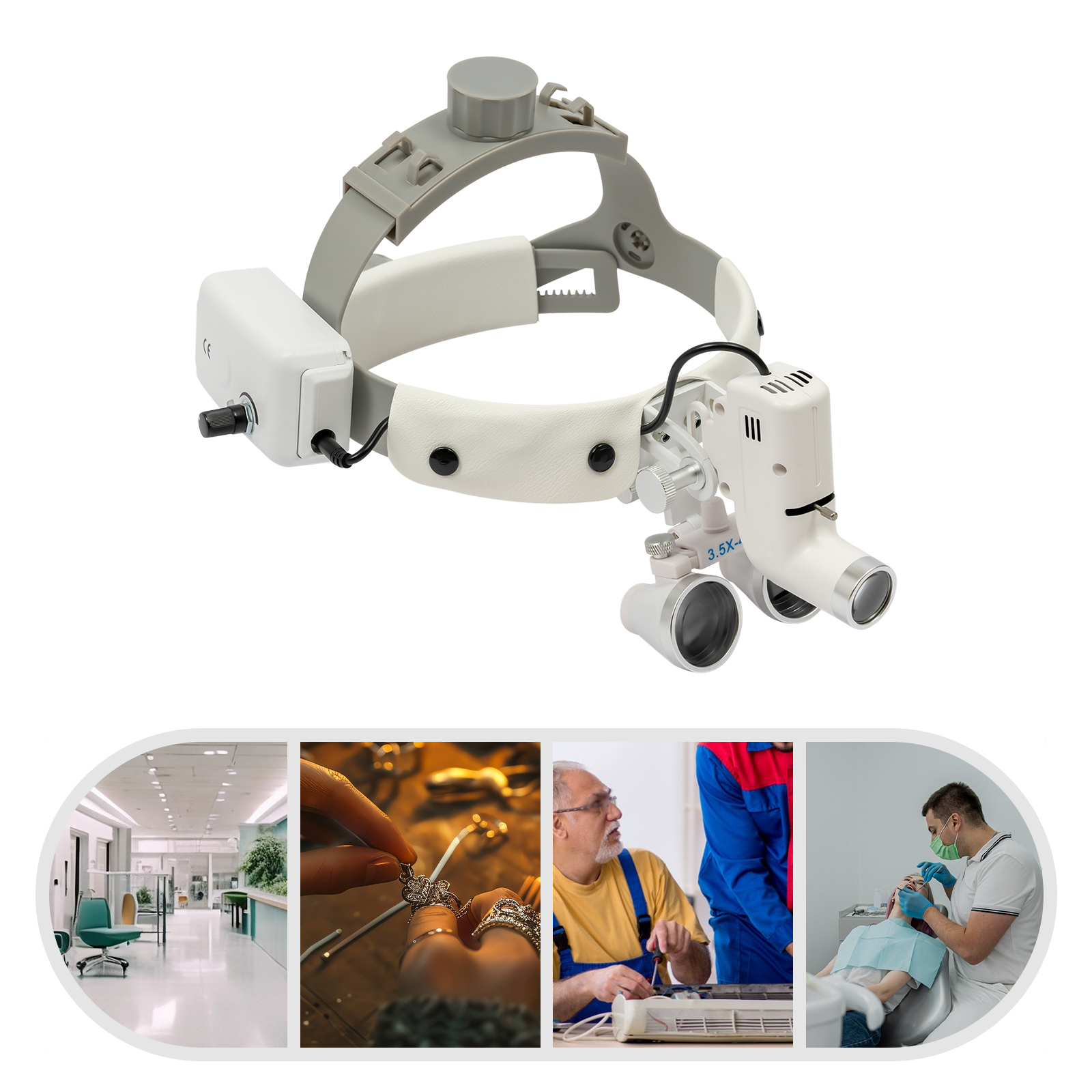 Medical Binocular Magnifier Wh – Electronics Repair Glasses recenzja i cena
