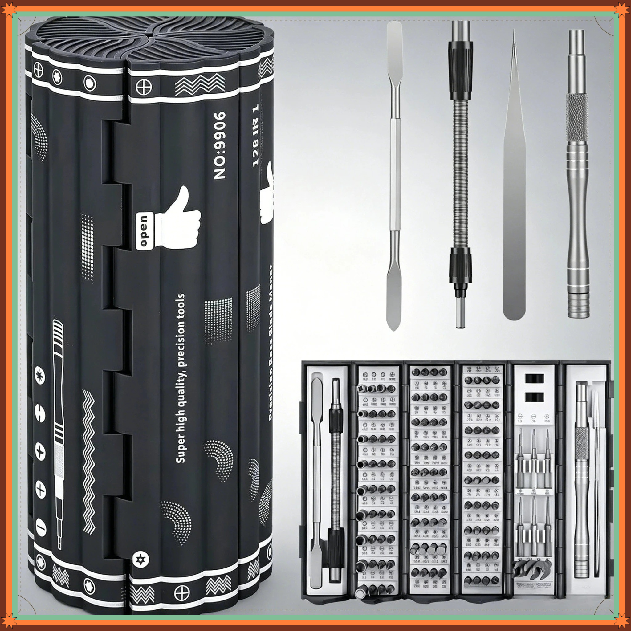 128 in 1 Magnetic Screwdriver  – Electronic Repair Tutorial recenzja i cena