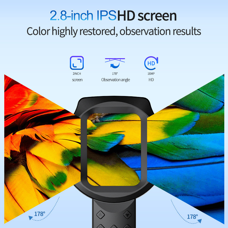 2.8'' IPS Digital Magnifier Fu – Electronics Repair Glasses recenzja i cena