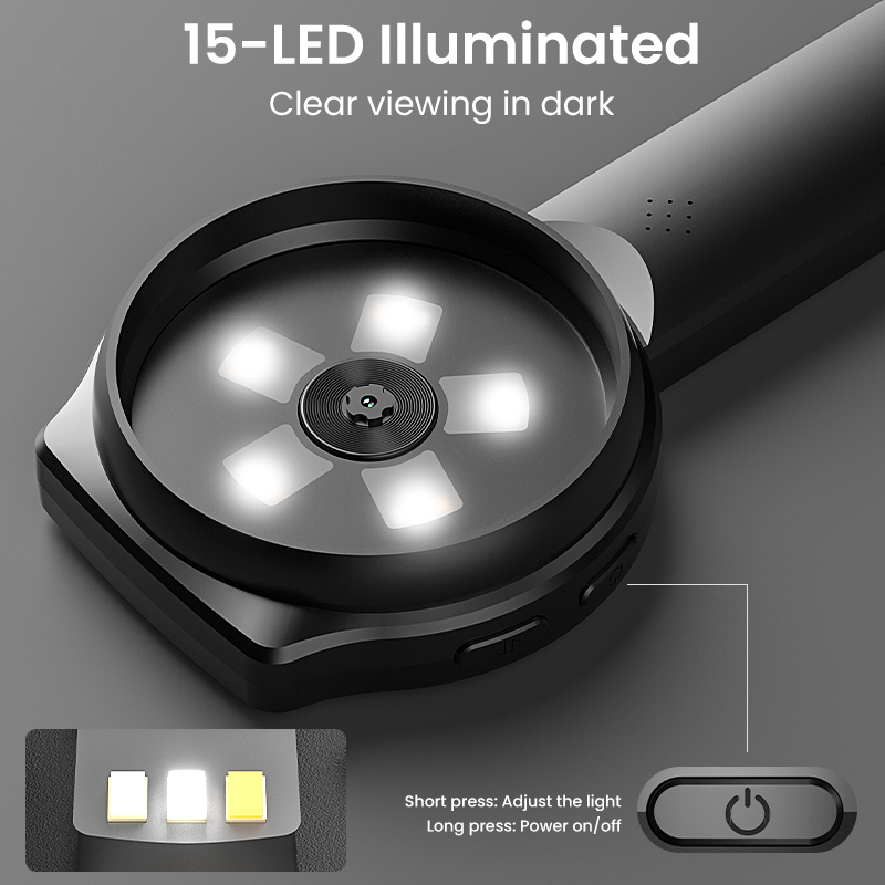 2.8'' IPS Digital Magnifier Fu – Electronics Repair Glasses recenzja i cena