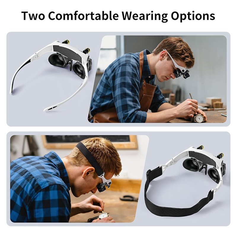 ABUP-LED Light Magnifying Glas – Electronics Repair Glasses recenzja i cena