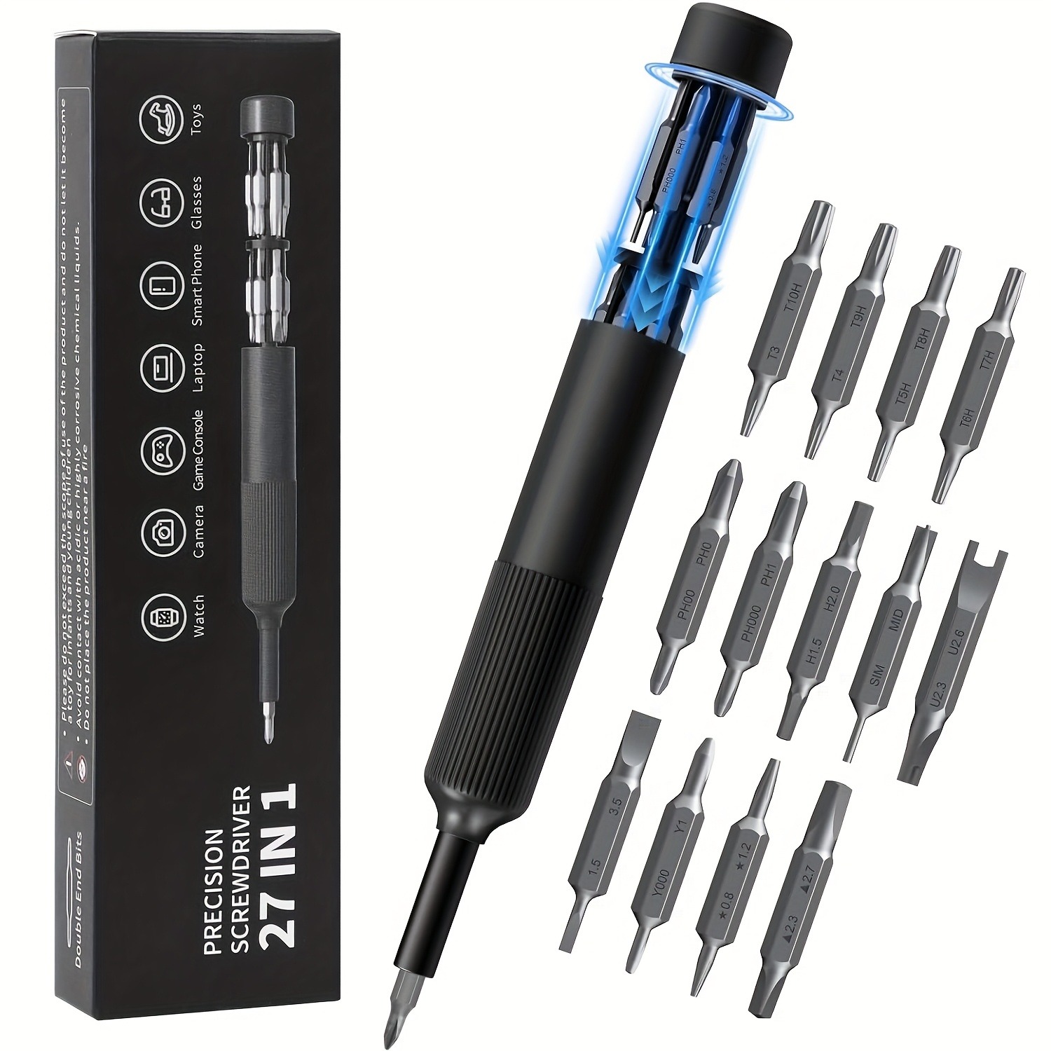 27 in 1 precision screwdriver  – Electronics Repair Glasses recenzja i cena