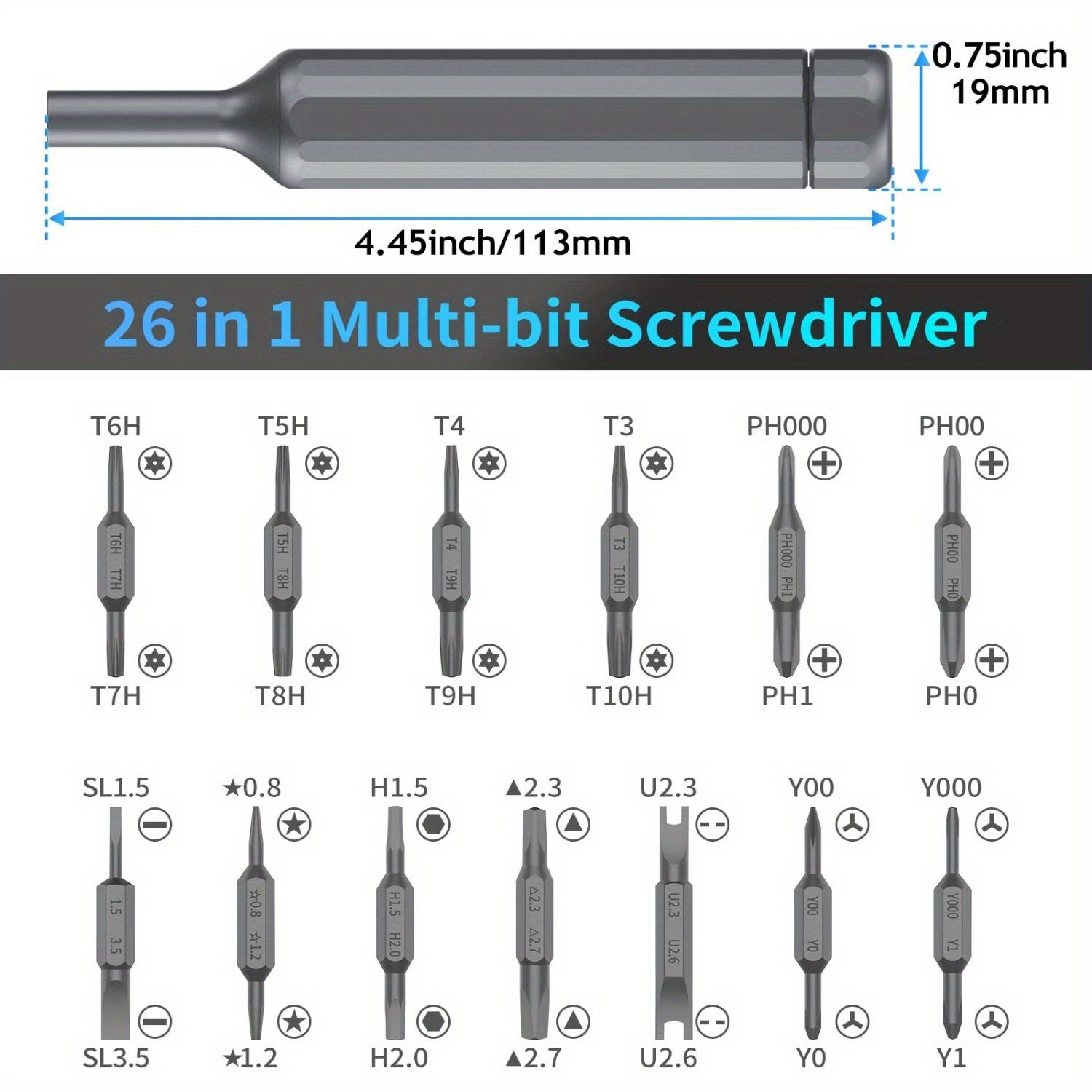 27 in 1 precision screwdriver  – Electronics Repair Glasses recenzja i cena