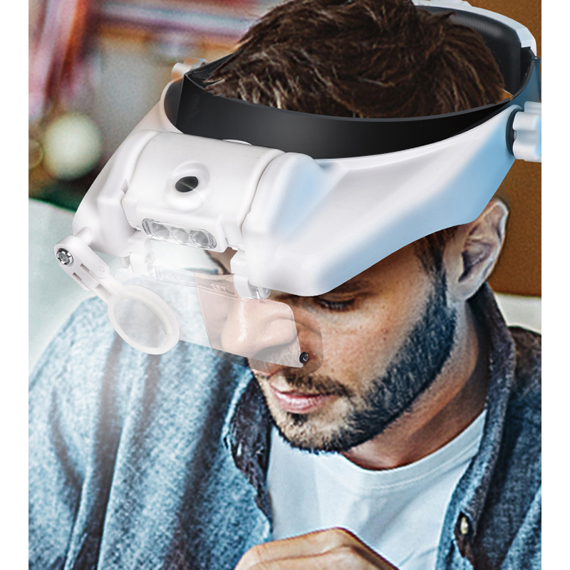 LED Headband Magnifier Profess – Electronics Repair Glasses recenzja i cena